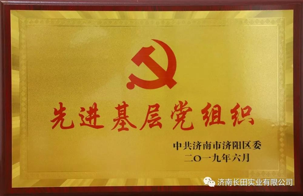 用榮譽(yù)向黨獻(xiàn)禮—長田實(shí)業(yè)黨支部榮獲“先進(jìn)基層黨組織”榮譽(yù)稱號